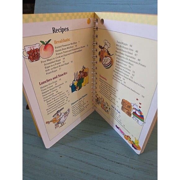 Vintage 1987 Kids Cooking A Very Slightly Messy Cookbook Recipes Cook Book Vtg - Picture 6 of 9
